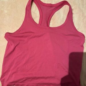 Lululemon size 10 swiftly tech tank 2.0 race length in sonic pink worn twice